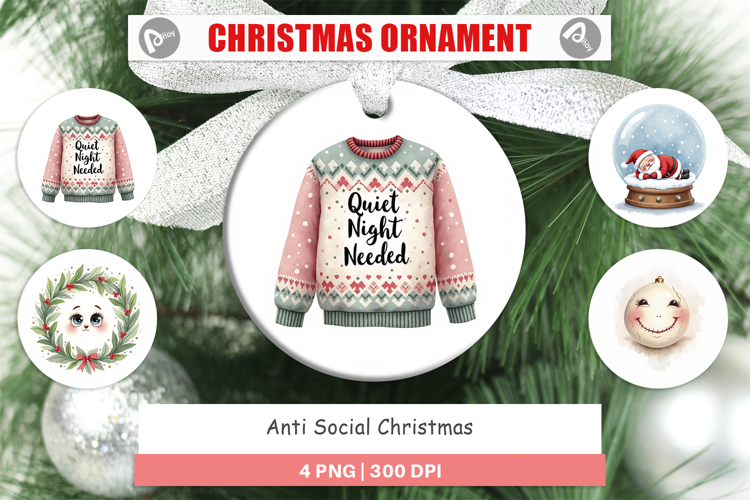 Christmas Watercolor Clipart Image 12