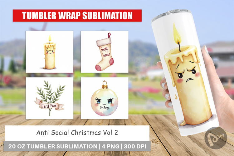 Christmas Watercolor Clipart Image 3