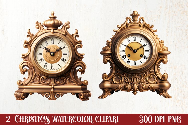 Antique Christmas Ornament Clipart, Christmas Clipart