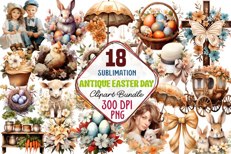 Easter Watercolor Clipart Image 2