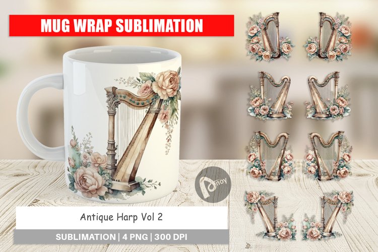 Harp Clipart Image 21