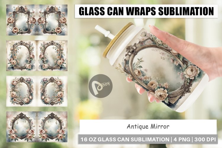 Glass Can Antique Mirror example image 1