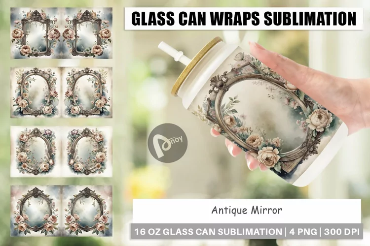 Glass Can Antique Mirror
