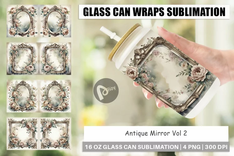 Glass Can Antique Mirror