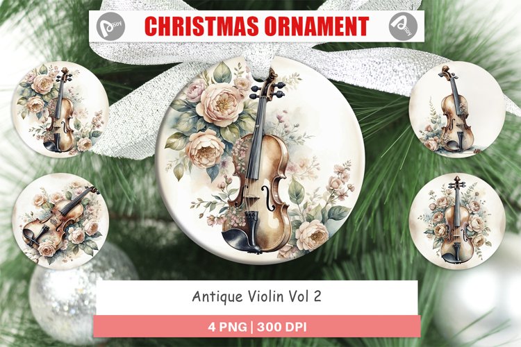 Ornament Antique Violin