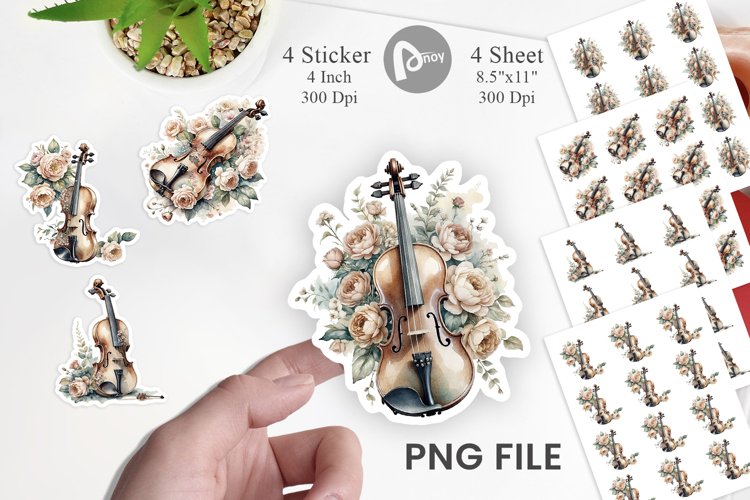 Violin Clipart Image 24
