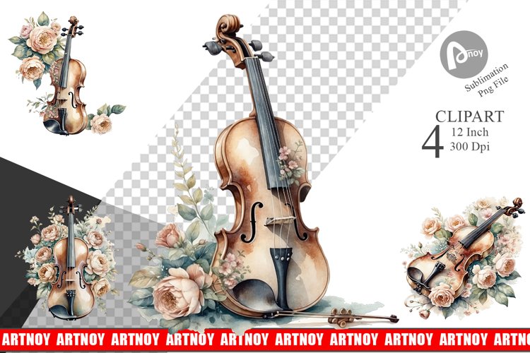 Violin Clipart Image 2