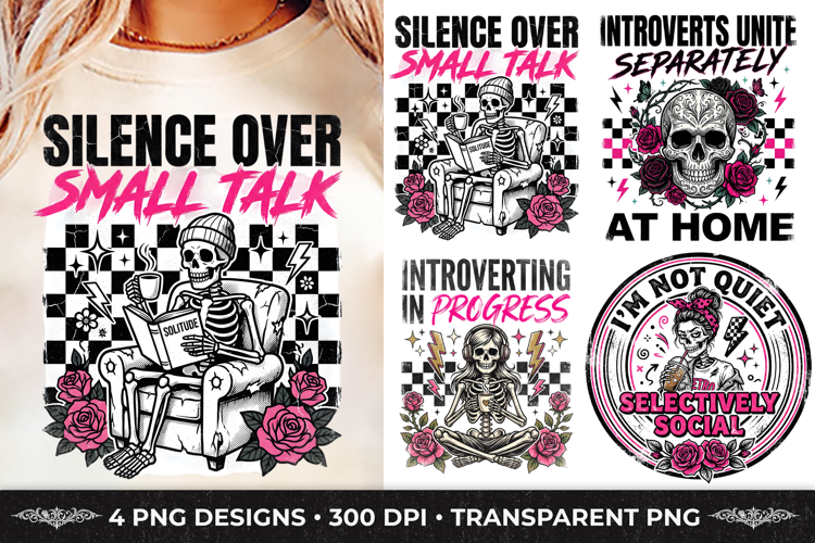 Antisocial Sarcastic Funny Introvert T-Shirt Design PNG