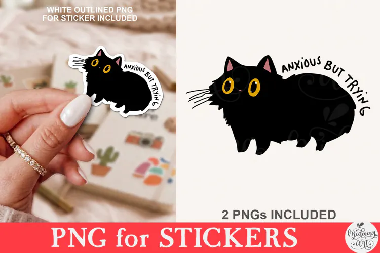 Anxious But Trying PNG