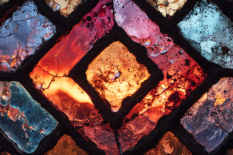 Stained Glass Texture Image 20