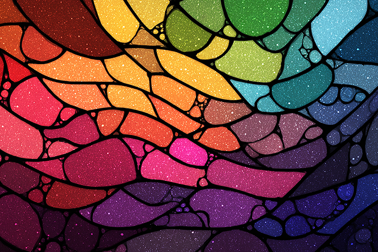 Stained Glass Texture Image 16