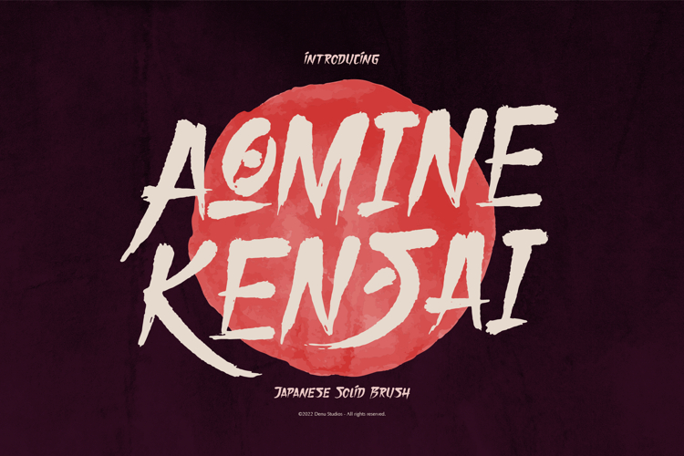 Aomine Kensai | Japanese Solid Brush