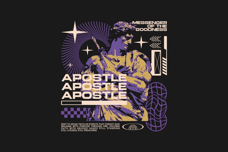 Apostle Urban Streetwear T-shirt Design