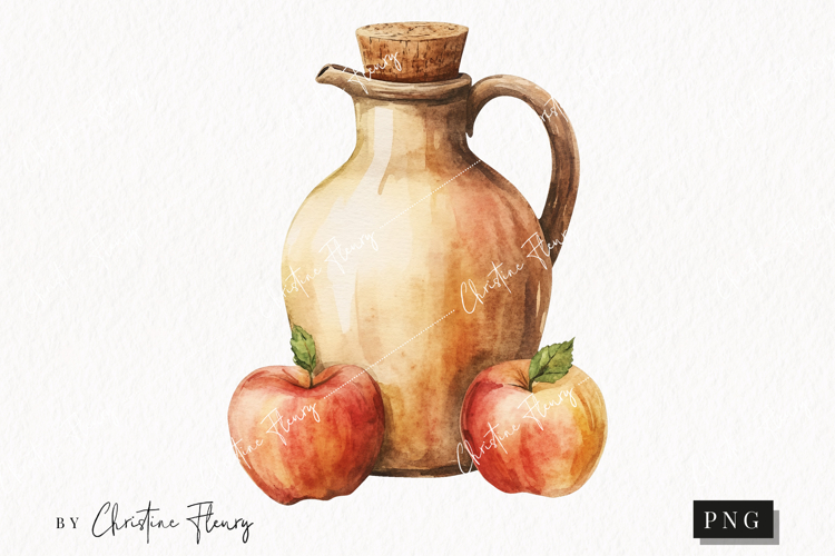 Cozy Fall Apple Cider PNG