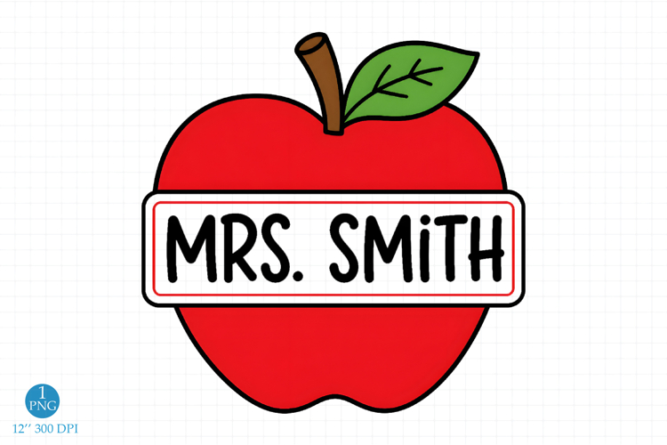 Apple Monogram Png, Teacher Monogram Design