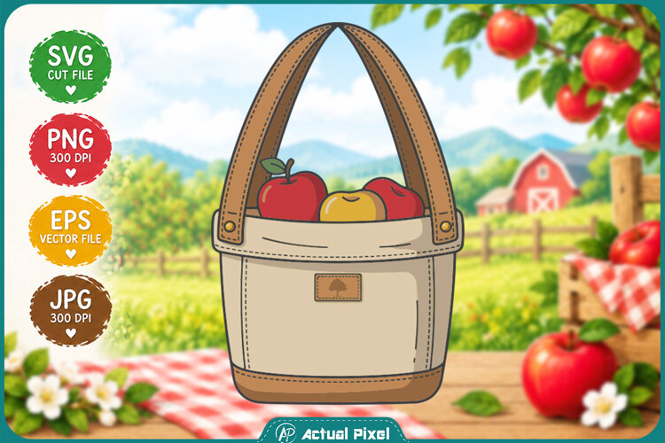 Apple Orchard Clipart example image 1