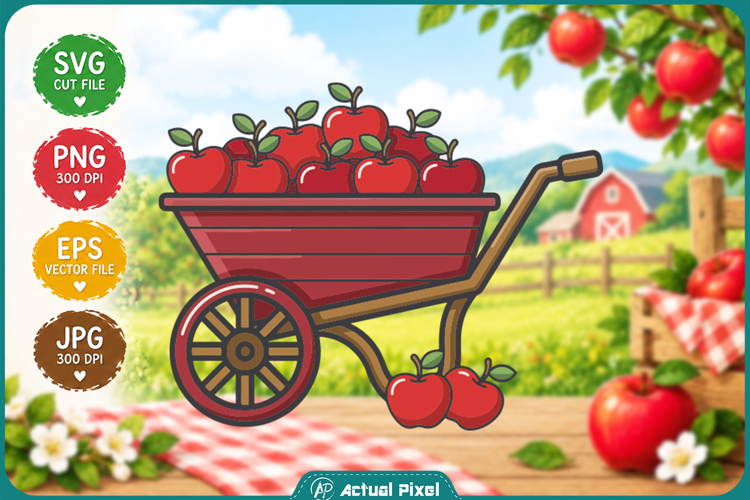 Apple Orchard Clipart