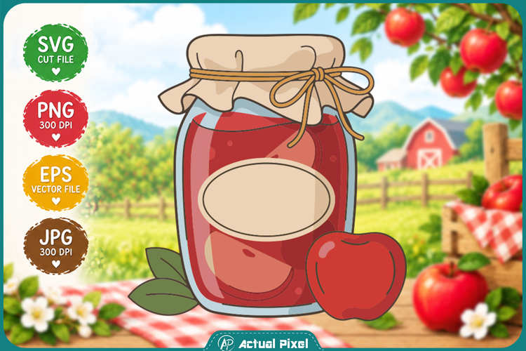 Apple Orchard Clipart