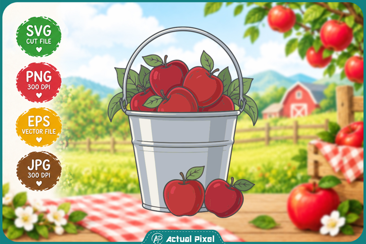 Apple Orchard Clipart