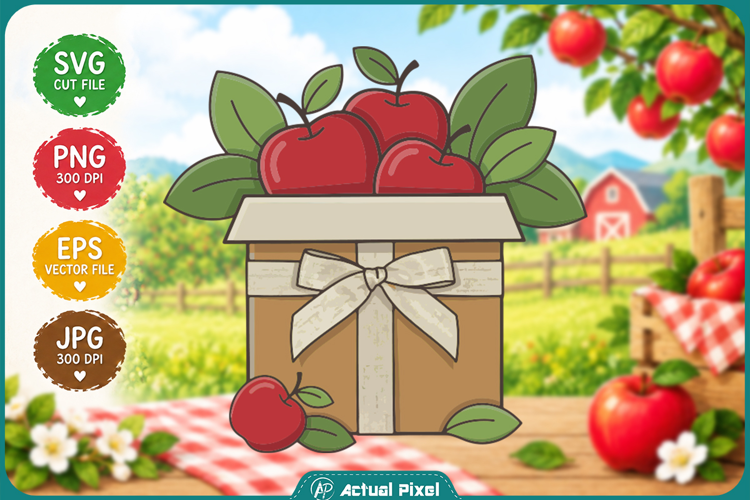 Apple Orchard Clipart