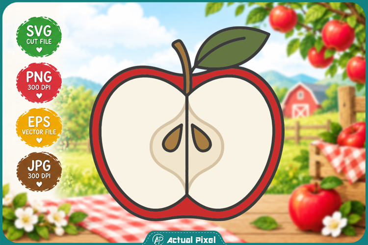 Apple Orchard Clipart