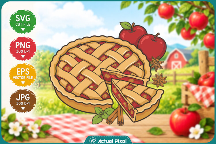 Apple Orchard Clipart example image 1