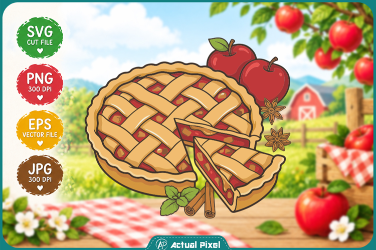 Apple Orchard Clipart