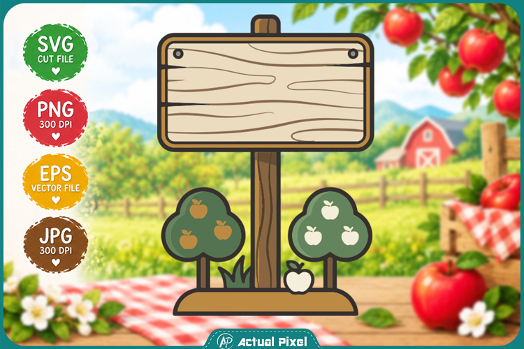 Apple Orchard Clipart
