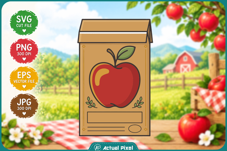 Apple Orchard Clipart