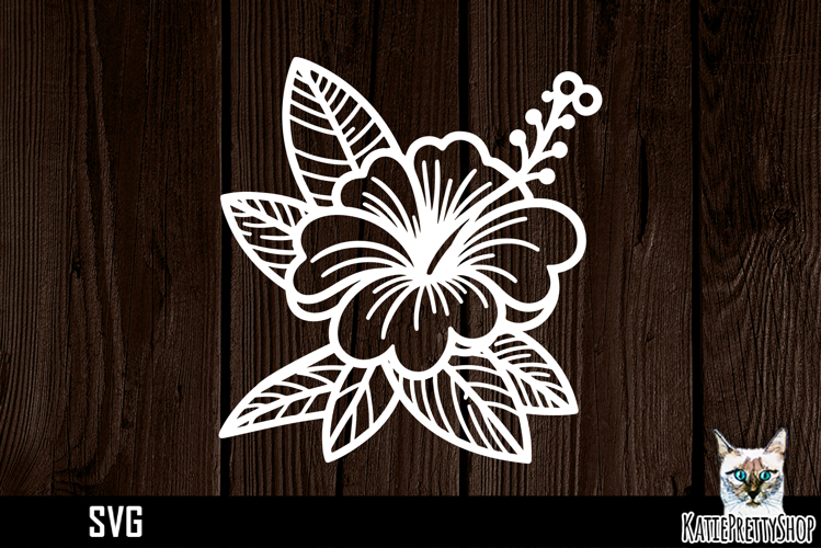 Hibiscus Svg Image 3
