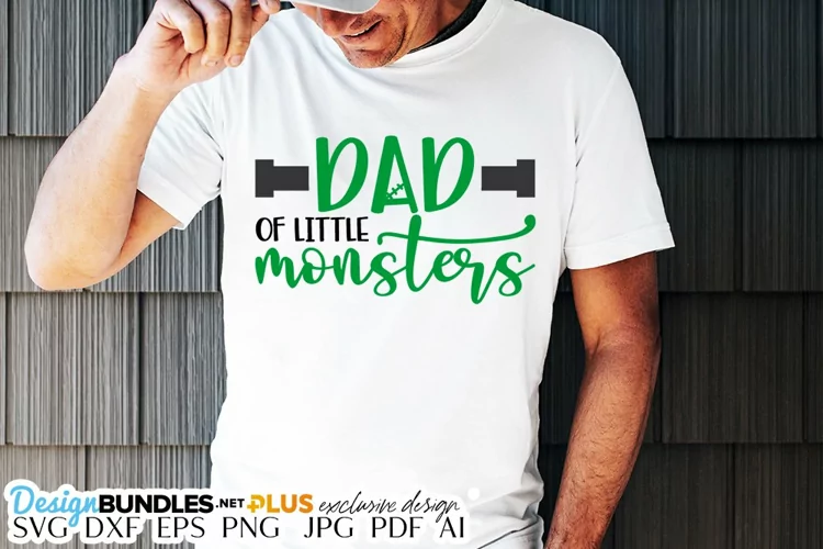 Dad Of Little Monsters SVG | Halloween / Fall Design