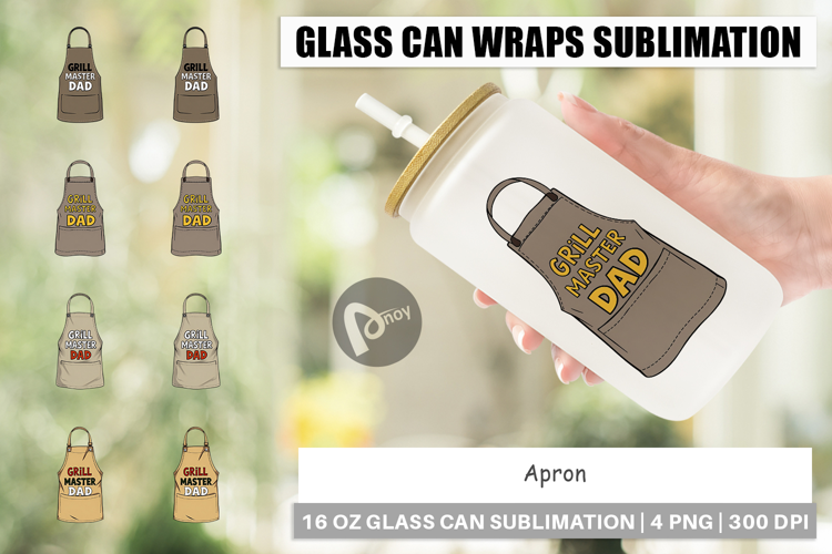 Glass Can Apron