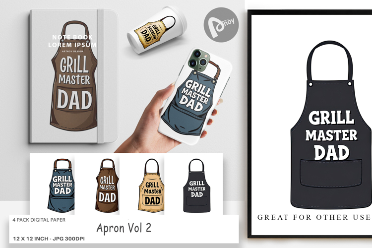 Digital Paper Apron