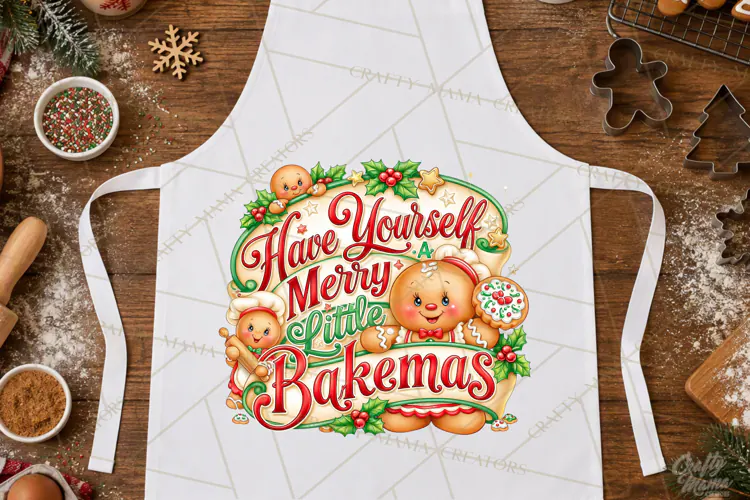 Christmas Baking Typography PNG, Christmas Cookie Saying