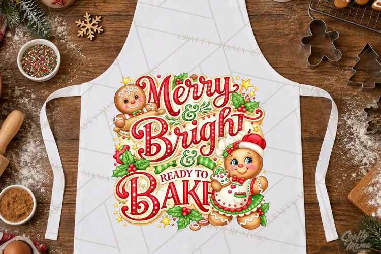 Christmas Baking Typography PNG, Christmas Cookie Saying
