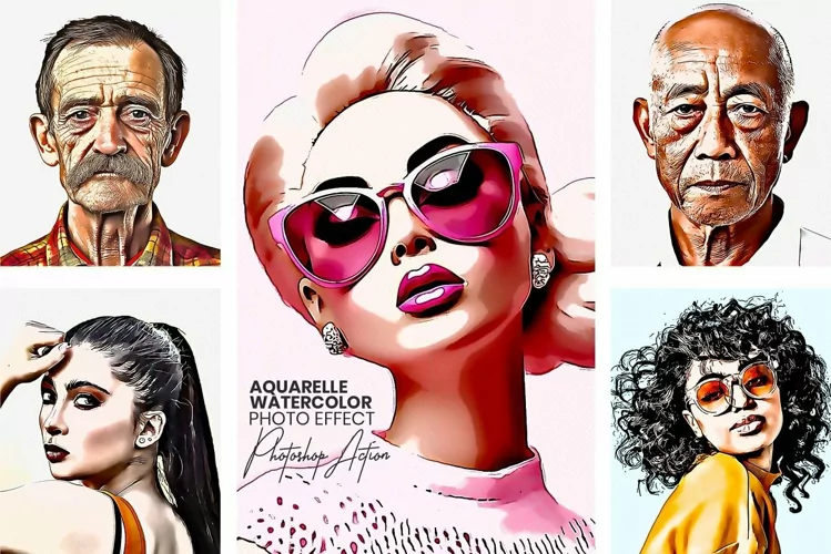Aquarelle Watercolor Effect Photoshop