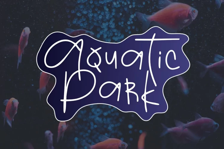Aquatic Park - A Cute Handwritten Font