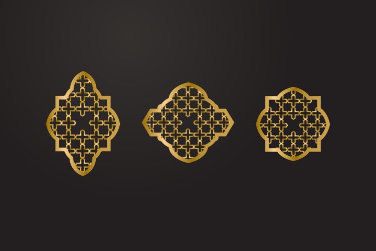 Arabian window with traditional ornament laser cut (2823531)