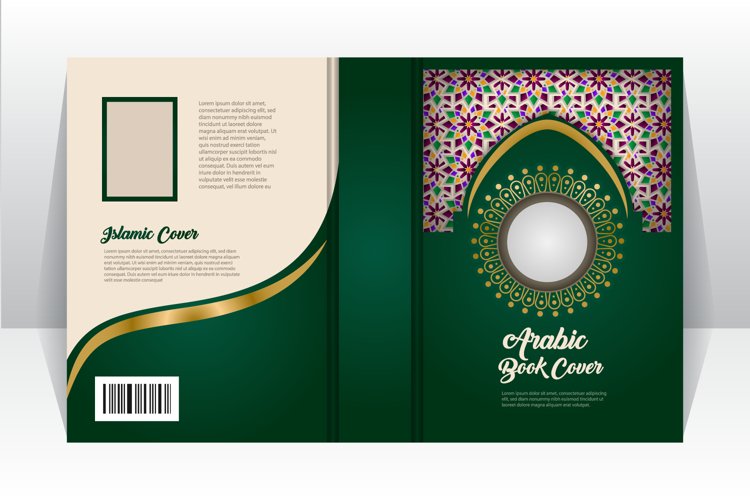 Arabic islamic style with colorful ornamental template graph