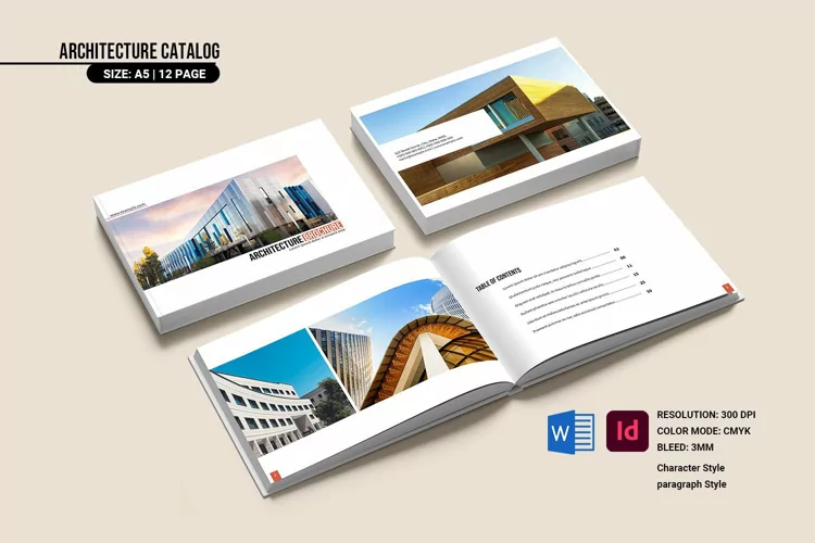 Architecture Brochure / Portfolio Indesign & Word