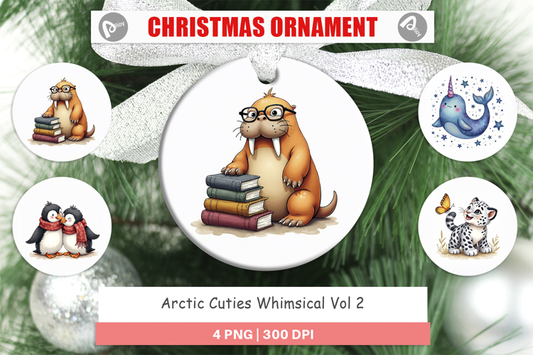 Arctic Cuties Whimsical Ornament
