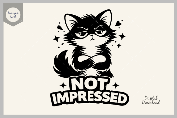 Cute Cat SVG, Cat Silhouette, Kitten Svg, Cute Cat Clipart