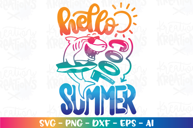 Hello Summer Svg Image 8