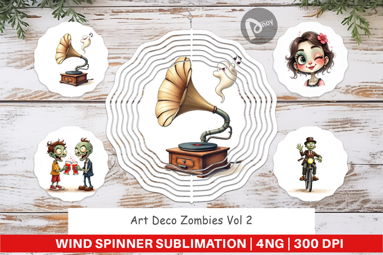 Zombies Wind Spinner