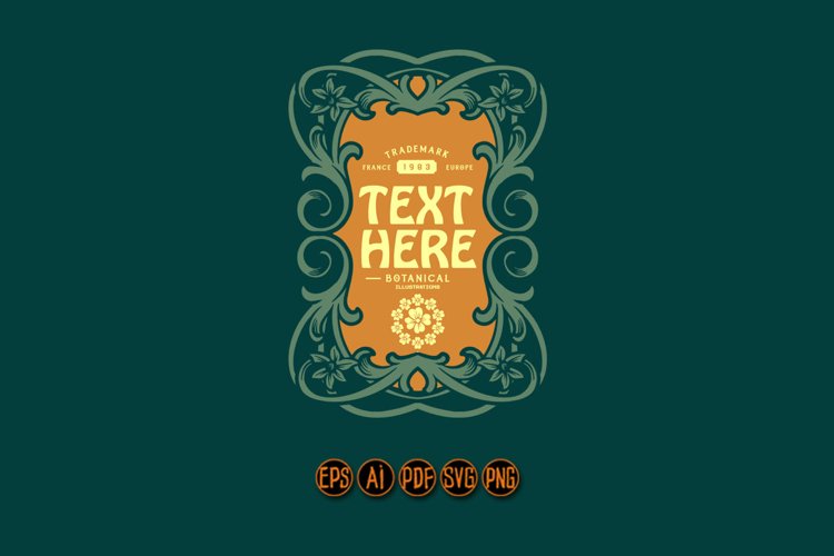 Vintage Frame Svg Image 6