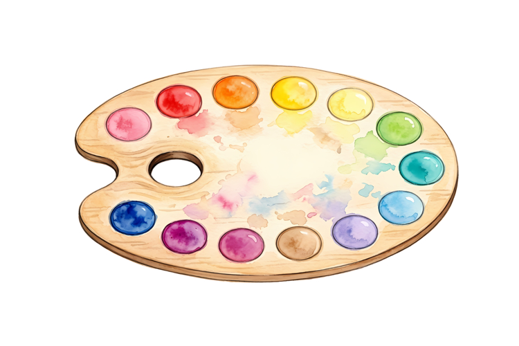 Art Plate Png| Artist Png