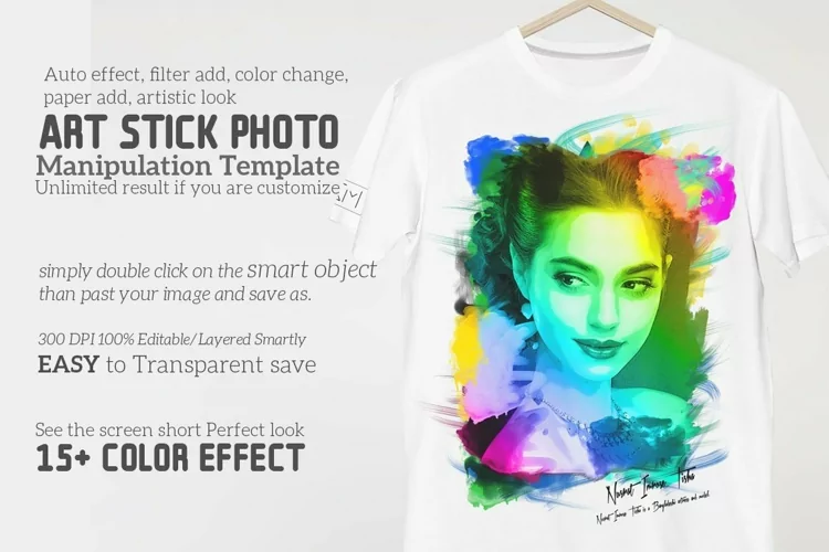 Art Stick Photo Template