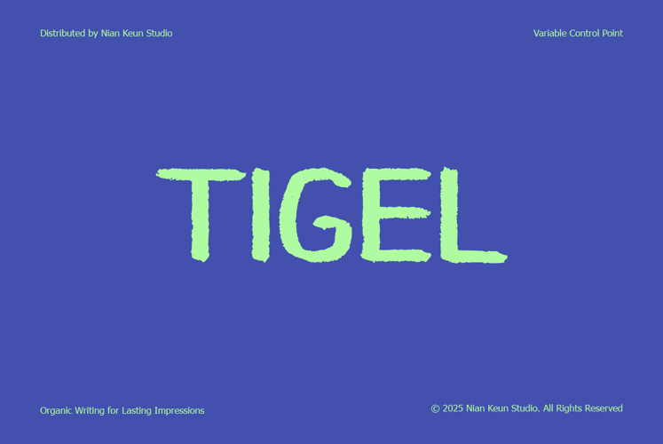 Tigel - Organic Handcrafted Typeface
