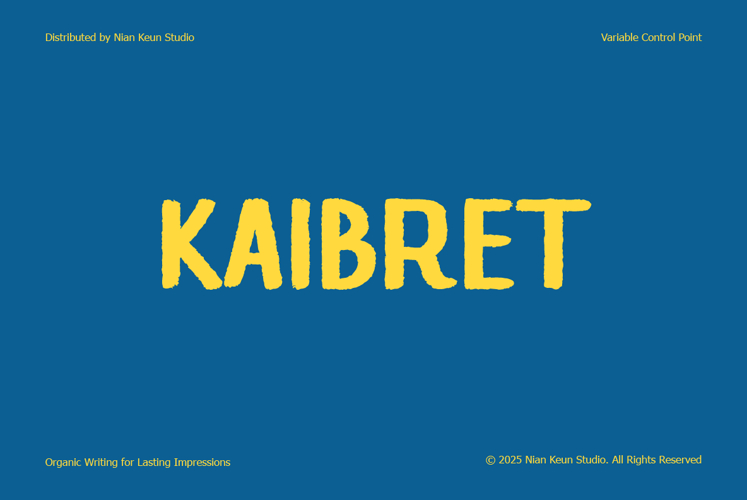 Kaibret Organic Handwriting
