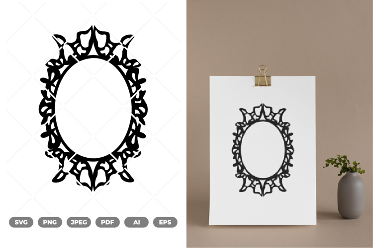 Vintage Frame SVG & Clipart